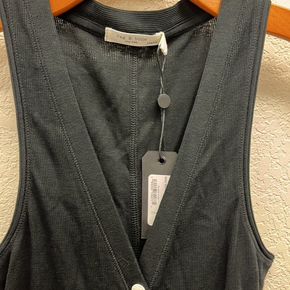 NEW Rag & Bone Mac MIDI Tank Dress in Black XXS - Picture 3 of 6